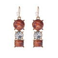 Fashion 4 Colors AAA Zircon Gemstone Earring, Handmade Silver Jewellery